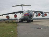 Ил-76 МЧС России. Фото с сайта ФГУАП МЧС.