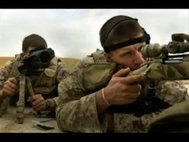 Американский солдат-снайпер, кадр YouTube-пользователя medstudd26