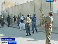 Беспорядки в Афганистане. Кадр телеканала "Россия 1"