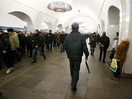 На станции метро "Пушкинская". Фото: Григорий Собченко/РИА Новости