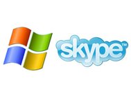 Логотипы компаний Microsoft и Skype