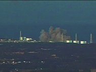 АЭС "Фукусима-1". Кадр телеканала NHK 