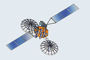 Луч-5А. Рисунок журнала Новости космонавтики