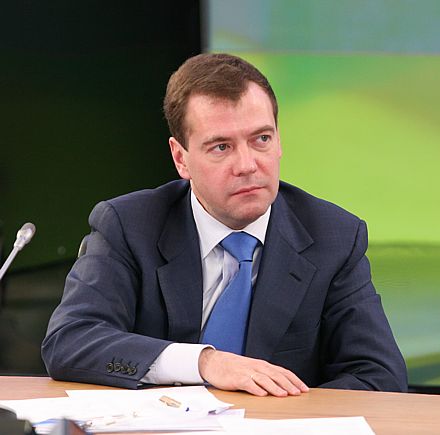 Медведев, Сколковское Шоссе и Щукино