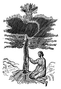 Фаворский, фронтиспис к Книге Руфь, 1924 г.
