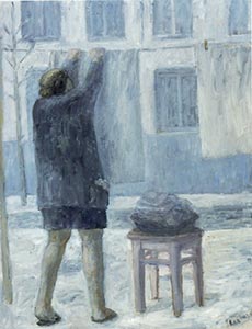 Михаил Рогинский. Развеска белья. 1998