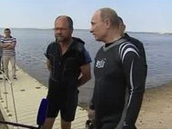Путин в костюме аквалангиста