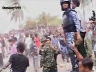 Беспорядки на Мальдивах. Кадр: euronews