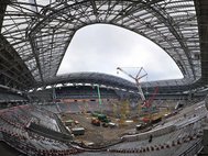 Строительство стадиона в Казани