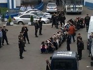 Задержания мигрантов в Москве