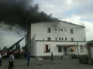 Пожар уничтожил ресторан в Грозном