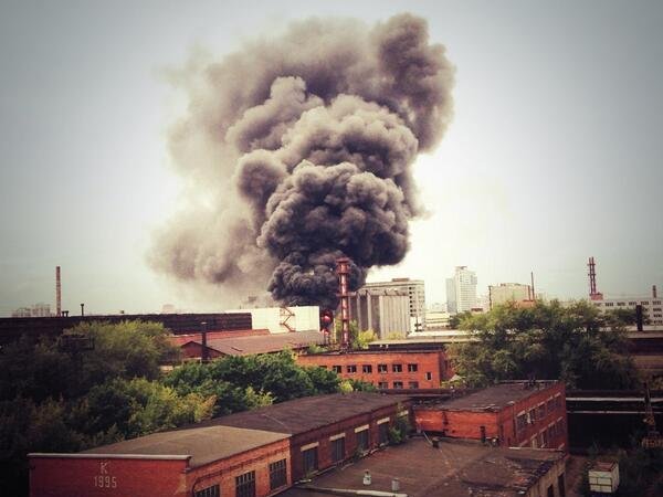 Пожар на заводе «Серп и молот»
