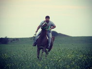 Рамзан Кадыров на лошади