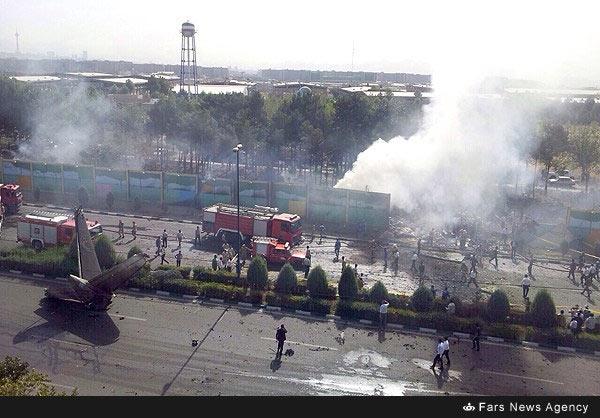 Крушение самолета в Иране