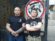 Роман Железнов (справа) в Киеве