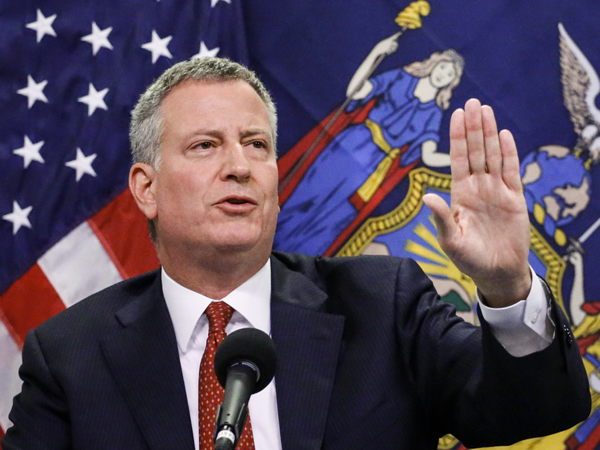 Мэр Нью Йорка Билл де Блазио