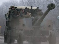 Украинские военные под Артемовском