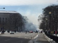 Пожар вблизи Белого дома