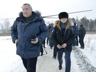 Дмитрий Рогозин на космодроме Восточный