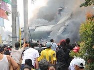 Упавший в Индонезии самолет