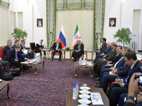 Переговоры Владимира Путина и Хасана Рухани 