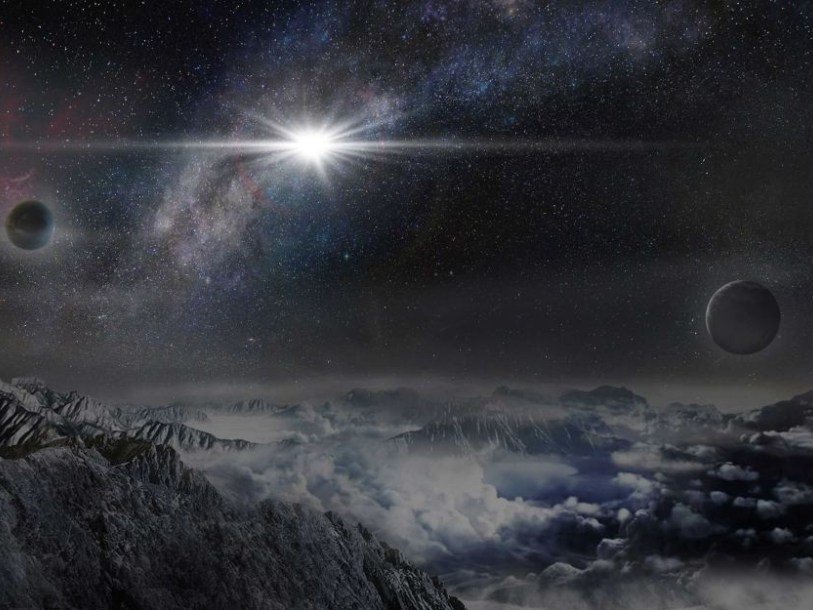 Так могла бы выглядеть сверхновая ASASSN-15lh с экзопланеты, находящейся на расстоянии в 10 тысяч световых лет от нее