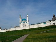 Мечеть в кремле в Казани.