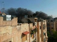 Пожар в Алеппо