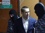 Дмитрий Захарченко во время рассмотрения ходатайства о продлении ареста 3 неоября 2016