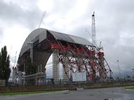 Строительство нового саркофага для Чернобыльской АЭС