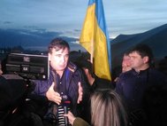 Михаил Саакашвили в рабочей поездке. Одесская область, Килийский район, октябрь 2016