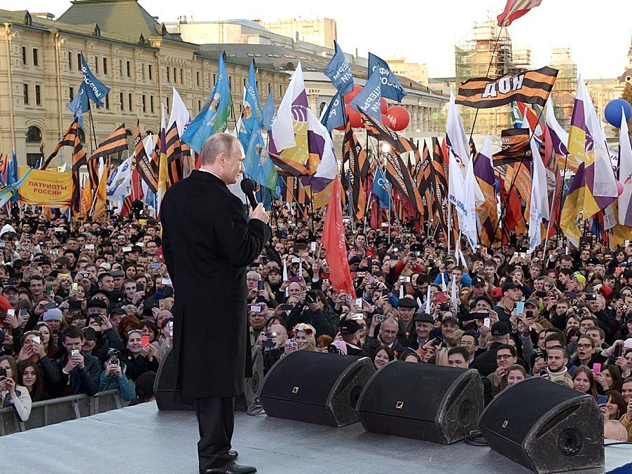 Путин в первый раз пропустит празднества по случаю присоединения Крыма