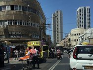 Наезд на пешеходов в Тель-Авиве