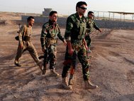 Иракские курды на территории Сирии