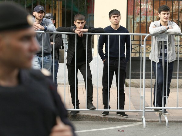 Митинг в поддержку рохинджа у посольства Мьянмы в Москве