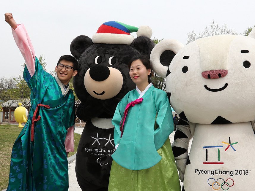 Символы зимней Олимпиады-2018 в Пхёнчхане