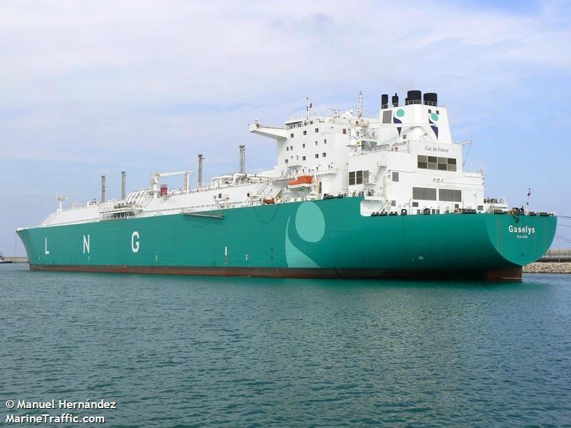 В США прибыл танкер Gaselys с русским газом