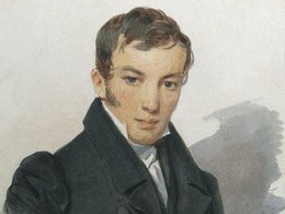 П.Ф. Соколов. Портрет В.А. Жуковского. 1820-е.гг.