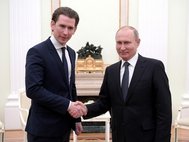 Себастиан Курц и Владимир Путин