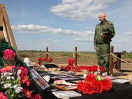 Глава СКР Александр Бастрыкин на месте крушения Ан-148 «Саратовских авиалиний»