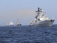 Военно-морской парад в Санкт-Петербурге