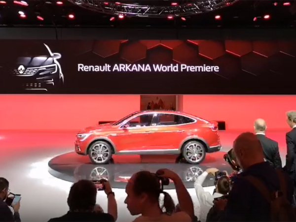 Премьера Renault ARKANA на ММАС 2018