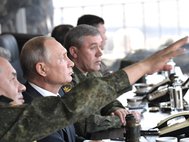Владимир Путин на учениях «Восток-2018»