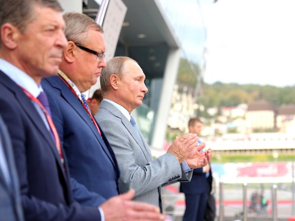 Владимир Путин на «Сочи Автодром»
