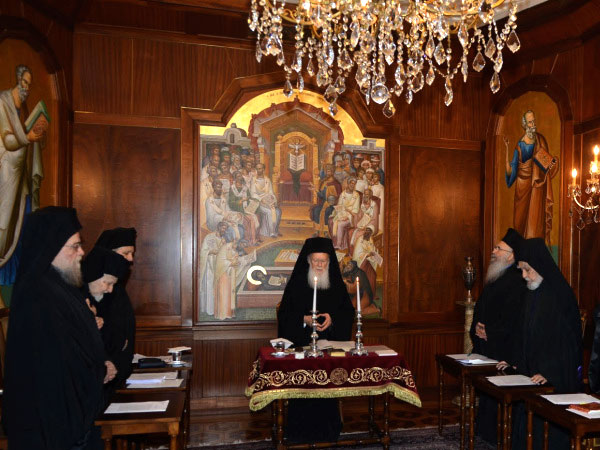Заседание священного Синода в Константинополе