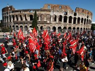 Забастовка в Италии