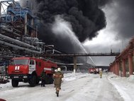 Взрыв на заводе в Ленинградской области