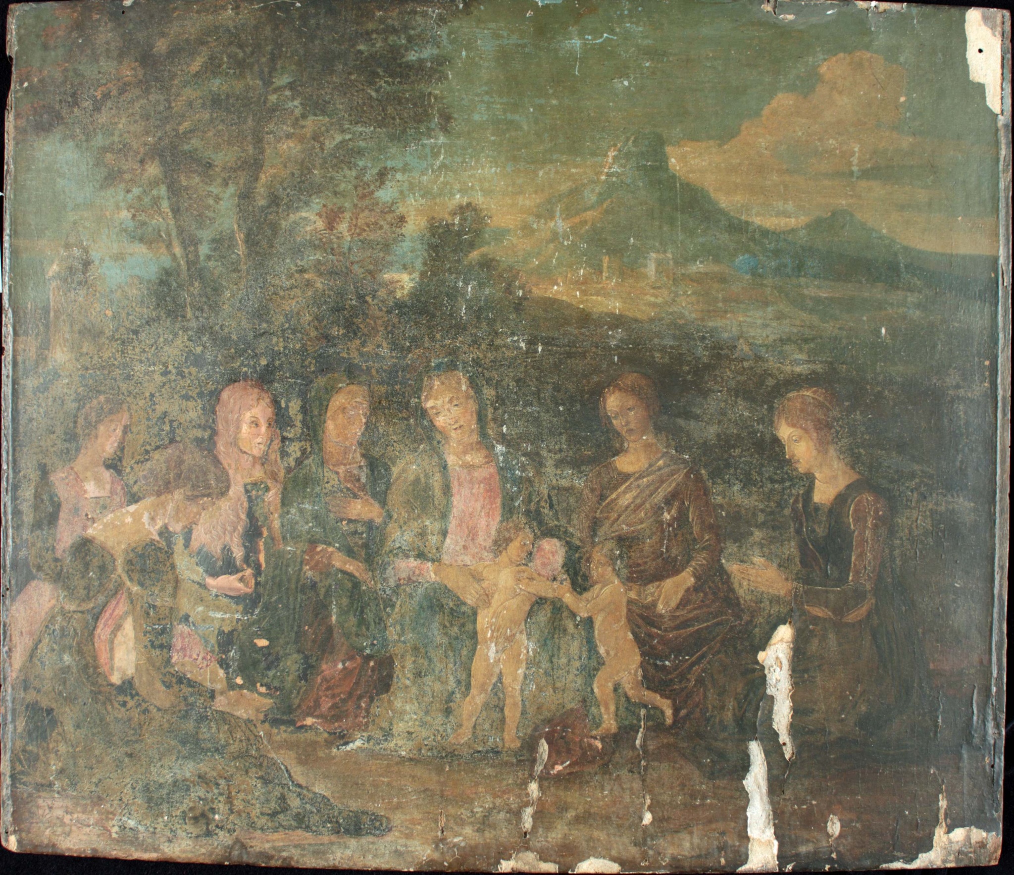 Картина до реставрации. Correr Museum